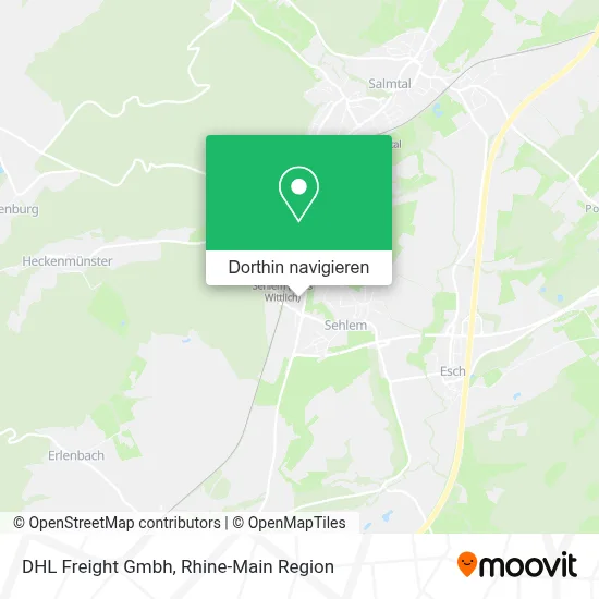 DHL Freight Gmbh Karte