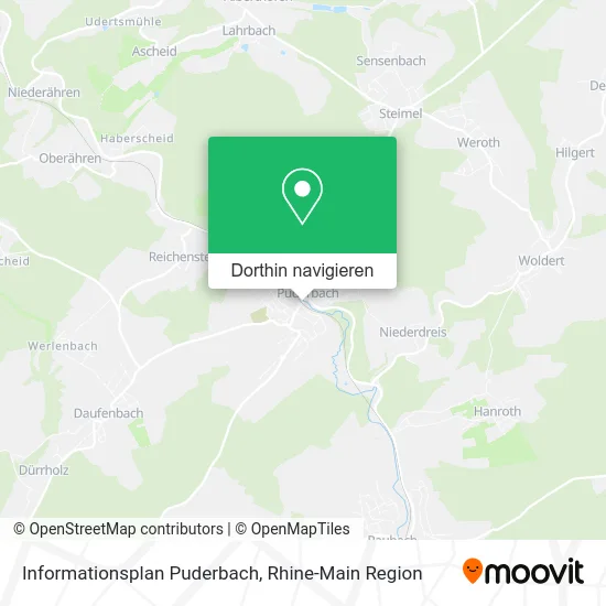 Informationsplan Puderbach Karte
