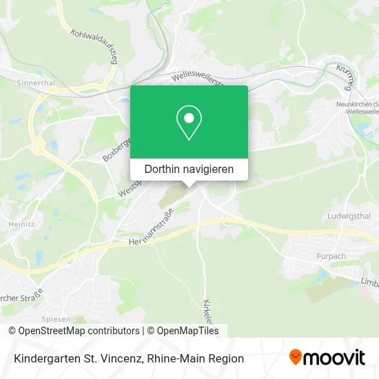 Kindergarten St. Vincenz Karte