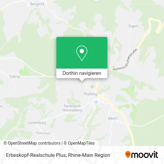 Erbeskopf-Realschule Plus Karte