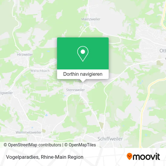 Vogelparadies Karte