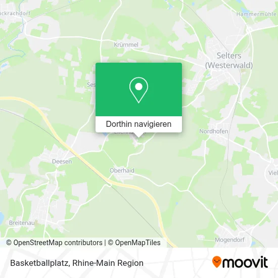 Basketballplatz Karte