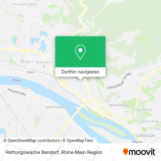 Rettungswache Bendorf Karte