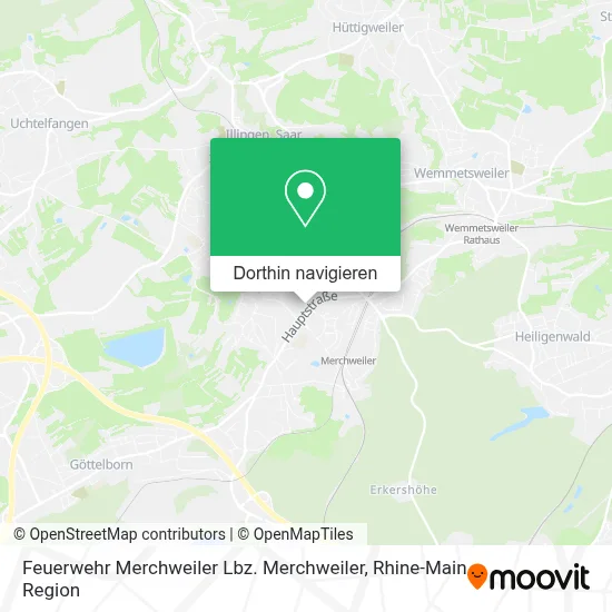 Feuerwehr Merchweiler Lbz. Merchweiler Karte