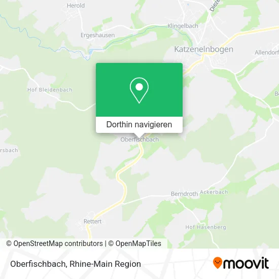 Oberfischbach Karte