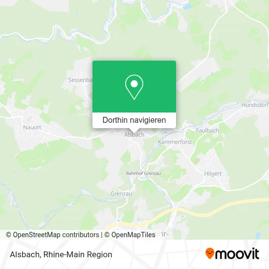 Alsbach Karte