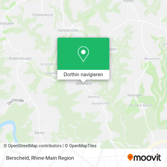 Berscheid Karte