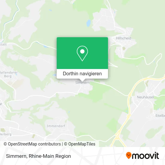 Simmern Karte