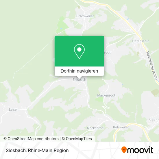 Siesbach Karte