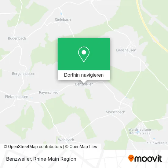 Benzweiler Karte