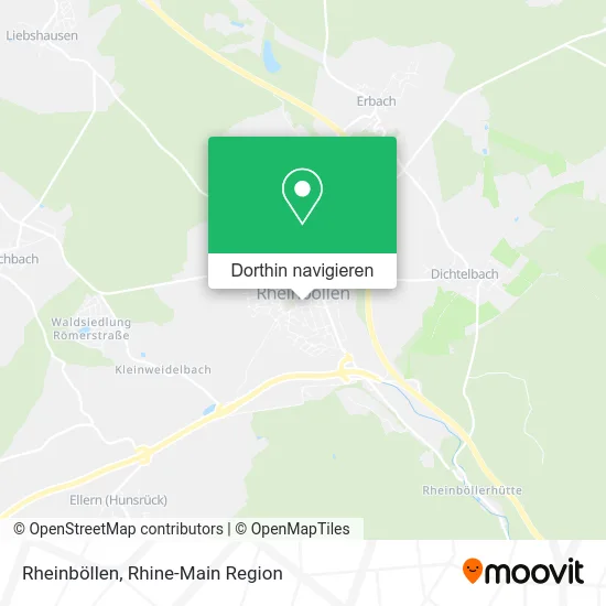 Rheinböllen Karte