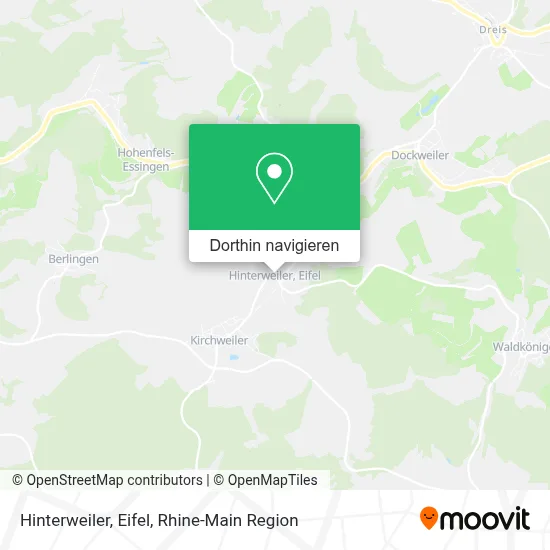 Hinterweiler, Eifel Karte