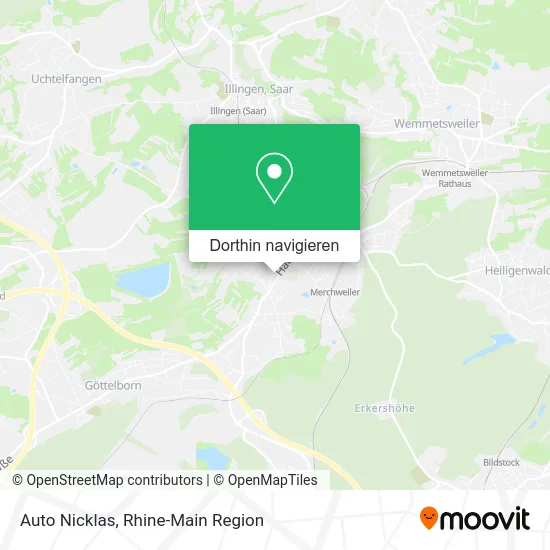 Auto Nicklas Karte
