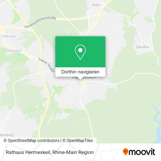 Rathaus Hermeskeil Karte