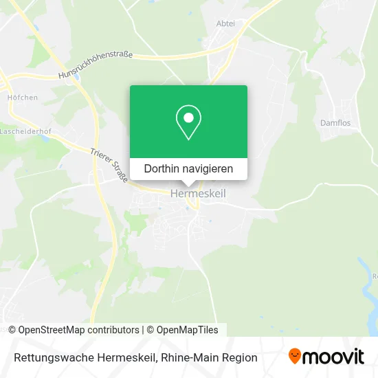 Rettungswache Hermeskeil Karte