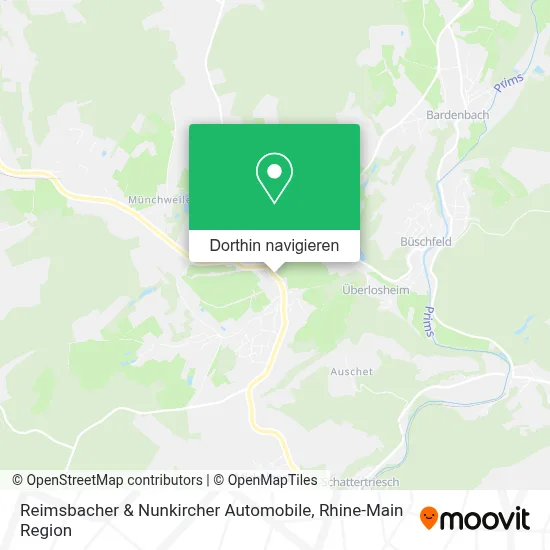 Reimsbacher & Nunkircher Automobile Karte