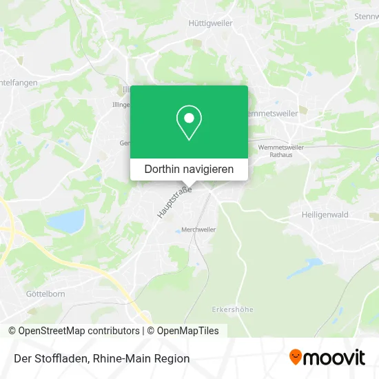 Der Stoffladen Karte