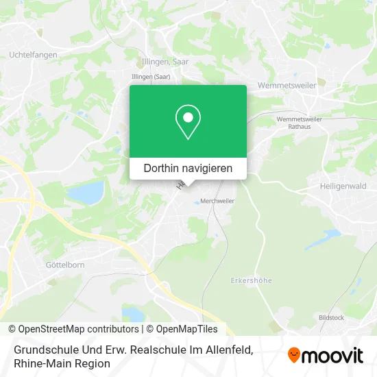 Grundschule Und Erw. Realschule Im Allenfeld Karte