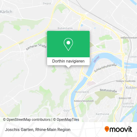 Joschis Garten Karte