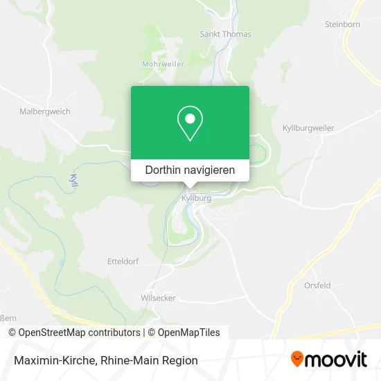 Maximin-Kirche Karte