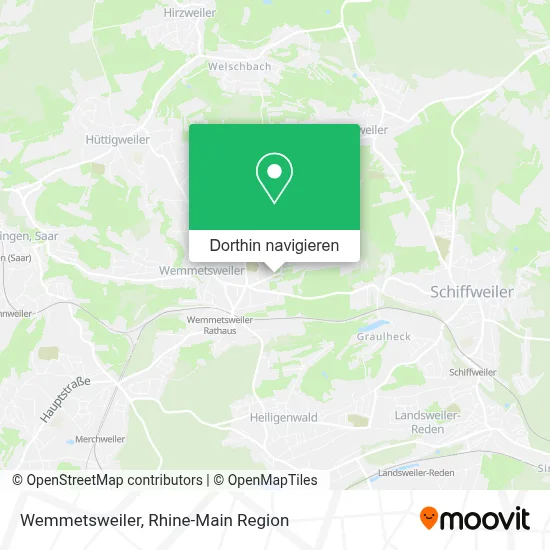 Wemmetsweiler Karte