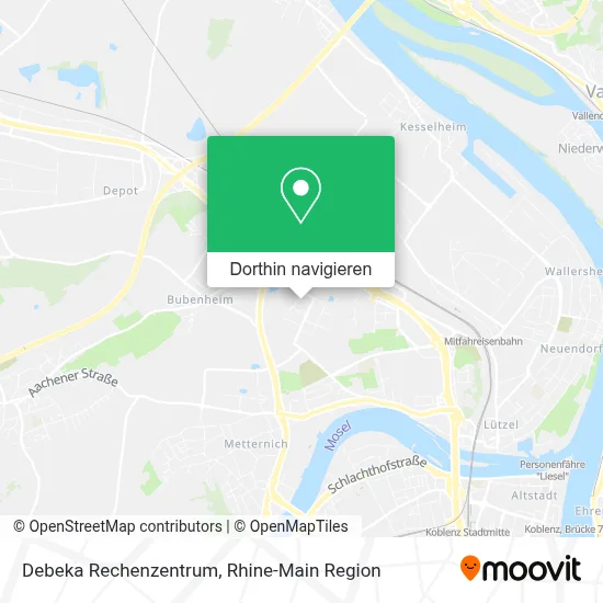 Debeka Rechenzentrum Karte