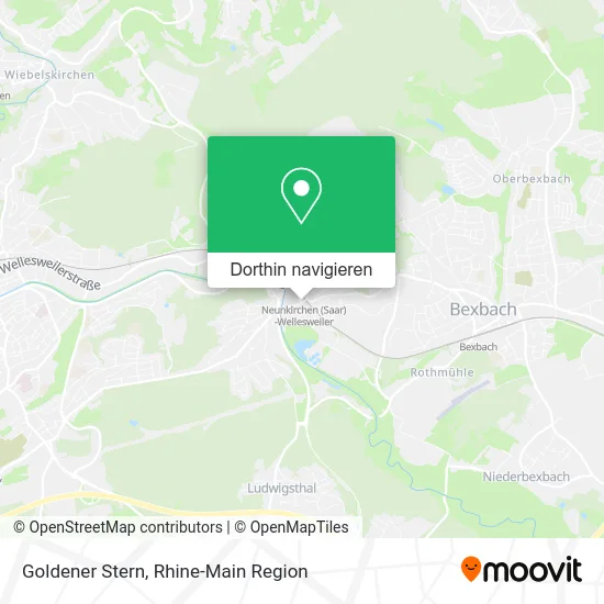 Goldener Stern Karte