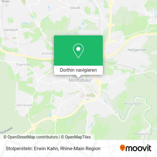 Stolperstein: Erwin Kahn Karte