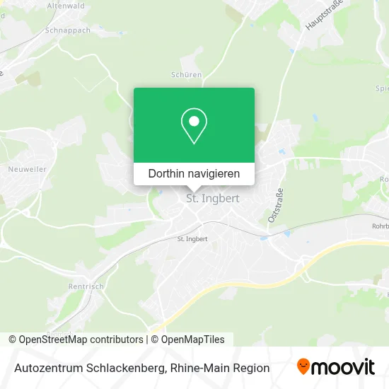 Autozentrum Schlackenberg Karte
