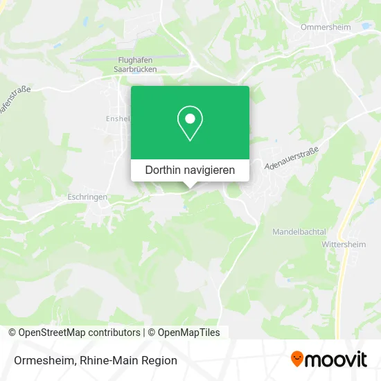 Ormesheim Karte