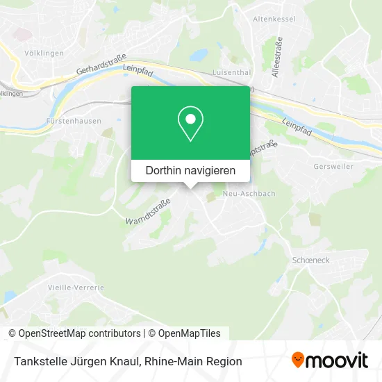 Tankstelle Jürgen Knaul Karte