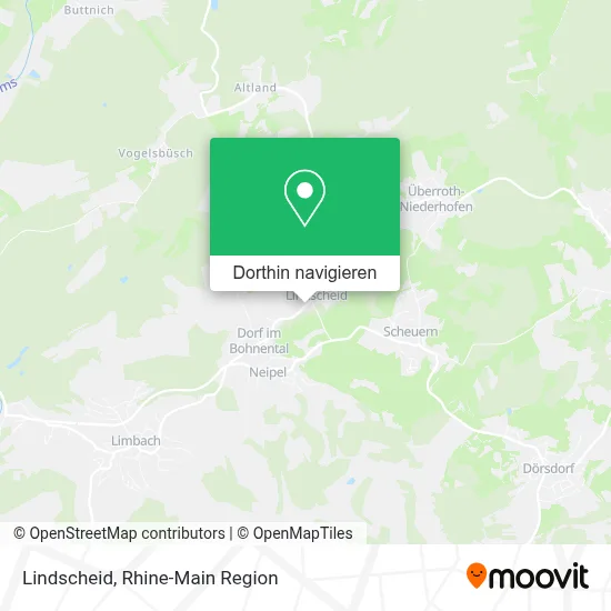 Lindscheid Karte