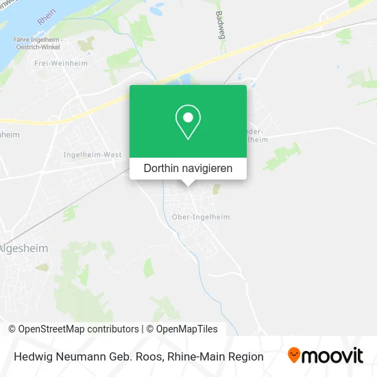 Hedwig Neumann Geb. Roos Karte