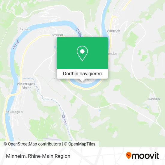 Minheim Karte