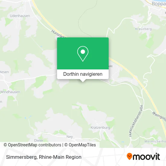 Simmersberg Karte