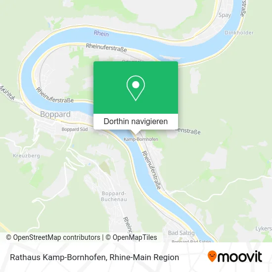 Rathaus Kamp-Bornhofen Karte