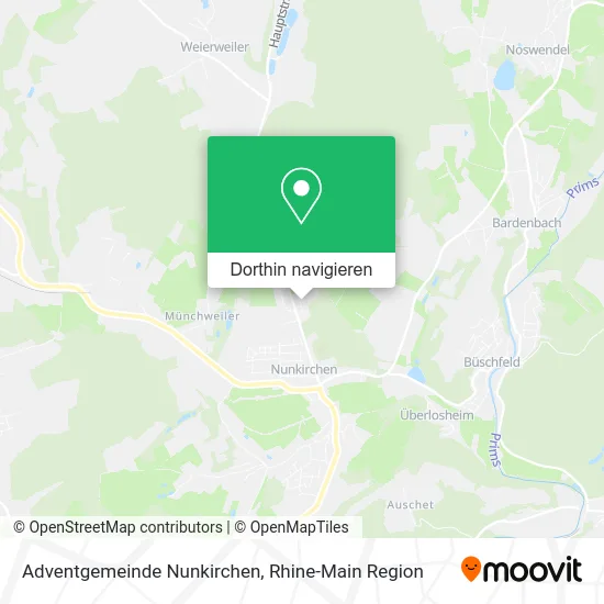 Adventgemeinde Nunkirchen Karte