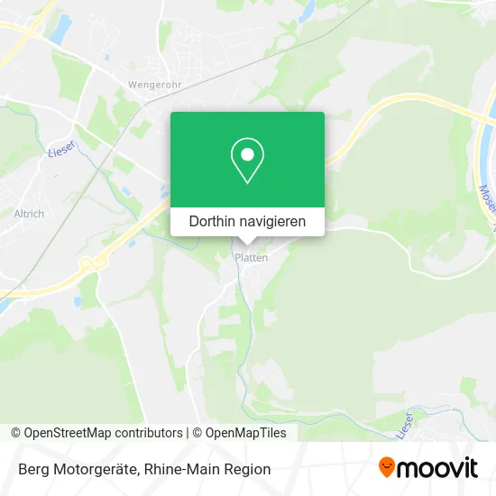 Berg Motorgeräte Karte
