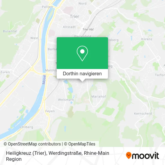 Heiligkreuz (Trier), Werdingstraße Karte