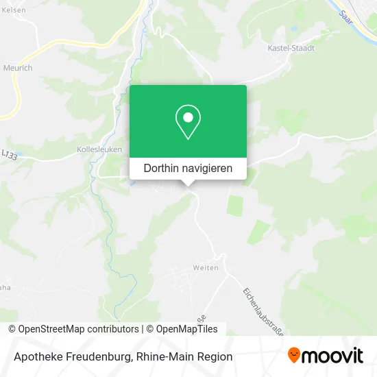 Apotheke Freudenburg Karte