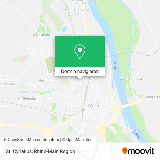 St. Cyriakus Karte
