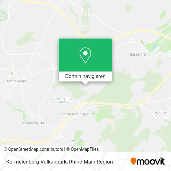 Karmelenberg Vulkanpark Karte