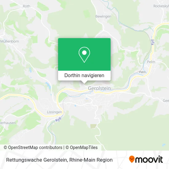 Rettungswache Gerolstein Karte