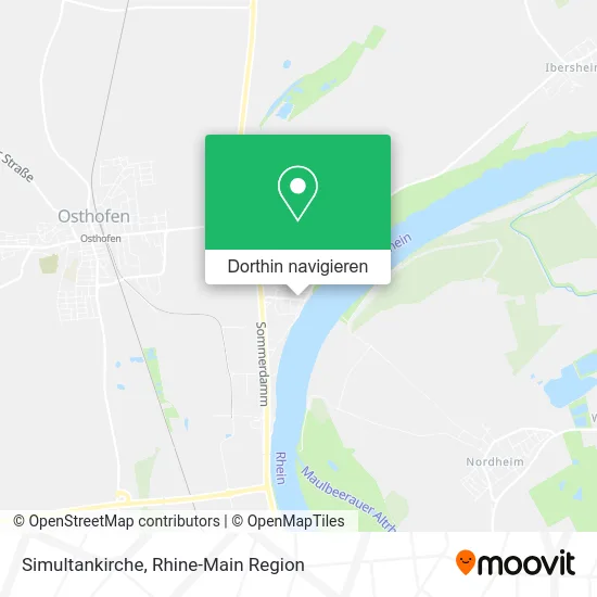 Simultankirche Karte