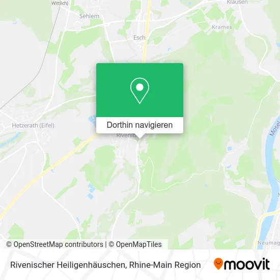 Rivenischer Heiligenhäuschen Karte