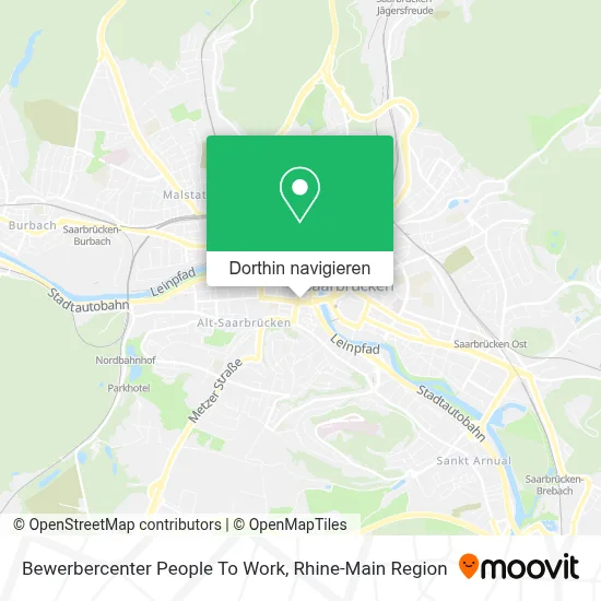 Bewerbercenter People To Work Karte