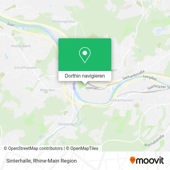 Sinterhalle Karte