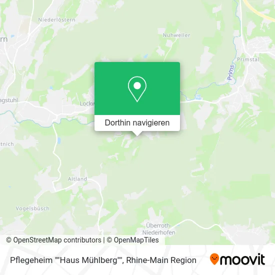 Pflegeheim ""Haus Mühlberg"" Karte