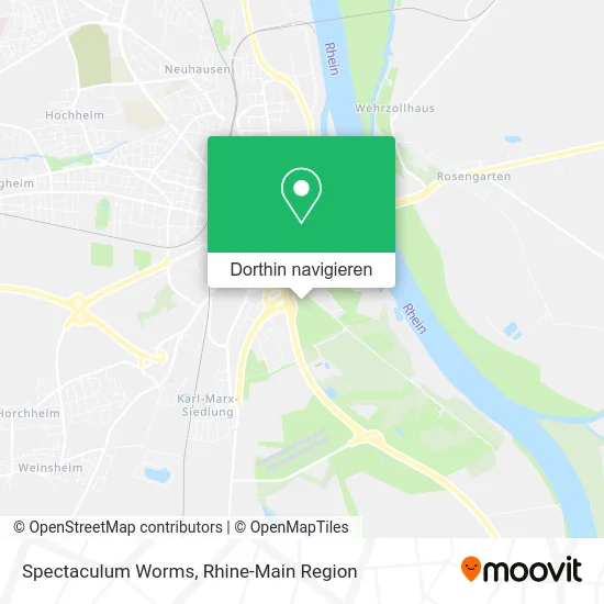 Spectaculum Worms Karte