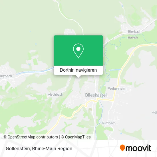 Gollenstein Karte